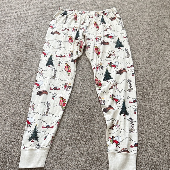 Hanna Andersson Other - Hanna Andersson Cream and Red Pajama Pants